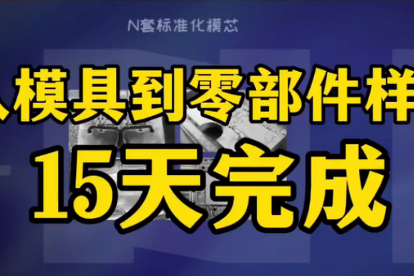 从模具到零部件样品15天完成